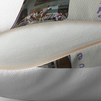 Alternate view of my workspace Throw Pillow