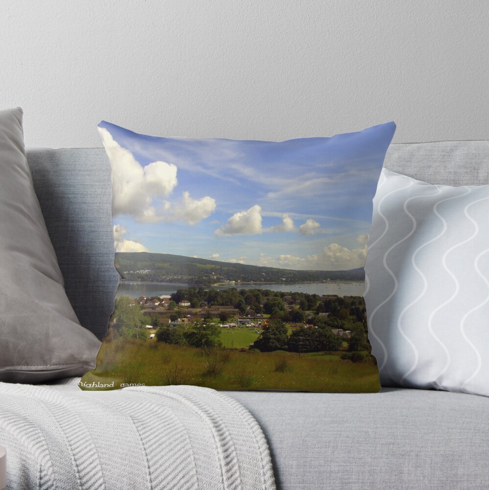 The Location Throw Pillow
