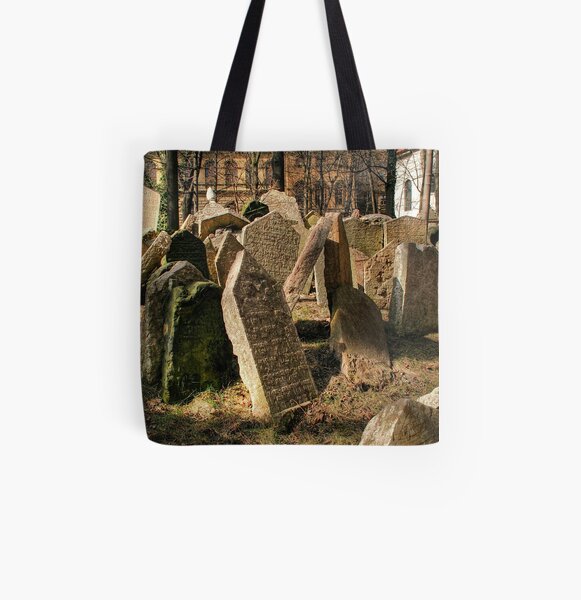Tombstones All Over Print Tote Bag