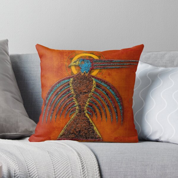 Sky Hawk Throw Pillow