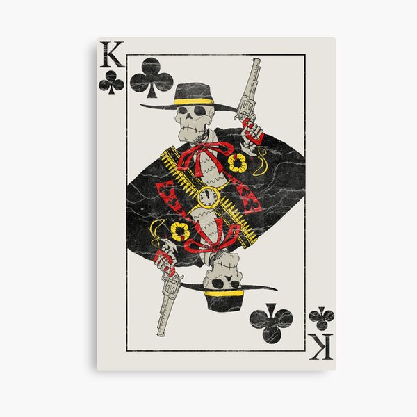 King of Clubs Canvas Print