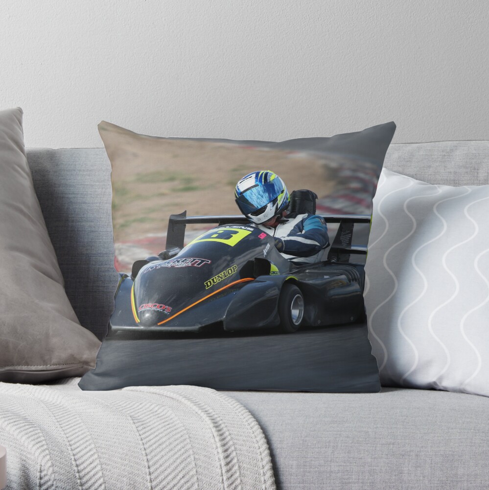 Superfast Throw Pillow