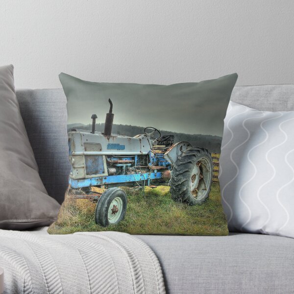Ford Tractor Throw Pillow