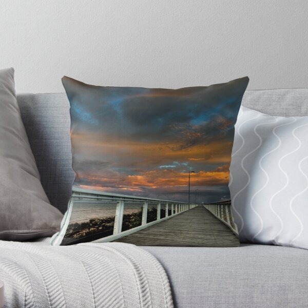 Through the Gate Throw Pillow