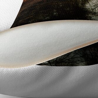 Alternate view of go on Throw Pillow
