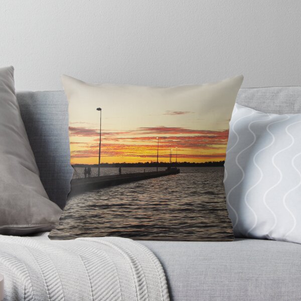 Como Beach IV Throw Pillow
