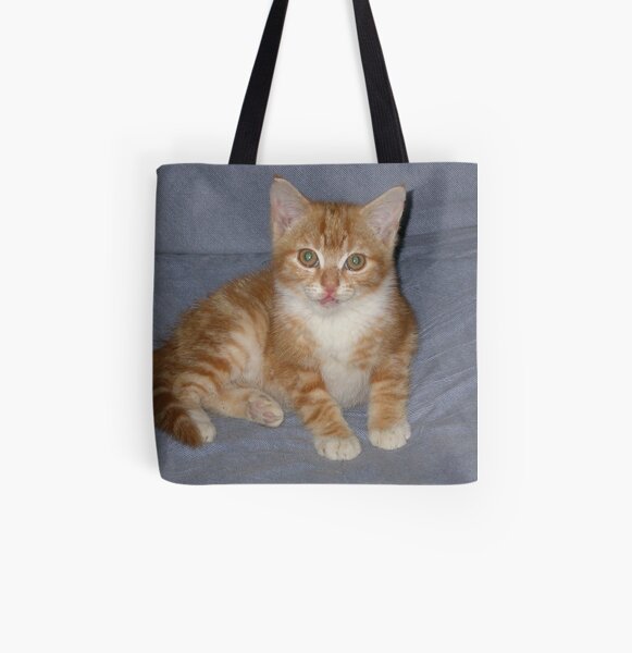 Angus as a Kitten All Over Print Tote Bag