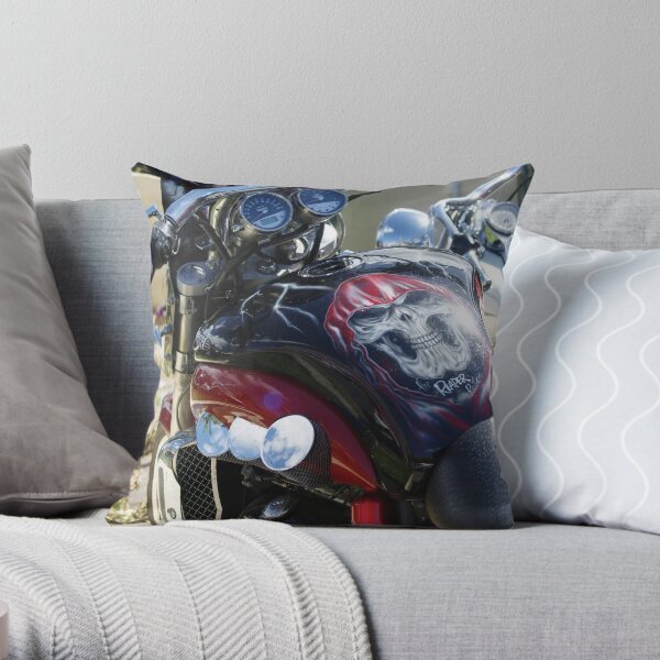 Dust... sweat.. blood... yet beautiful Throw Pillow