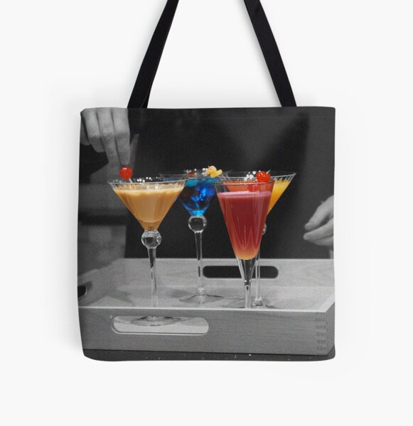 Cocktail Time! All Over Print Tote Bag