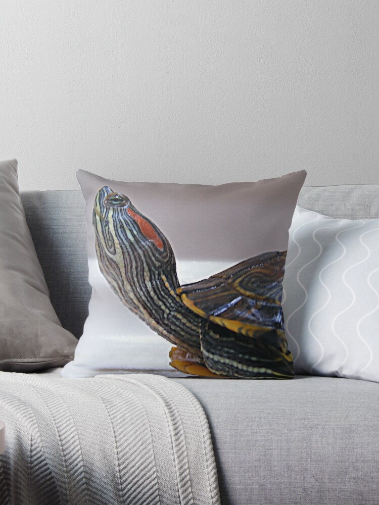 Thumbnail 1 of 4, Pillow, Sticking Your Neck Out designed and sold by believer9.