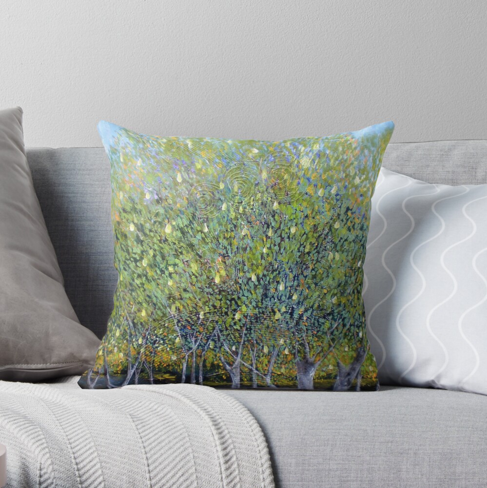 Untitled Landscape Throw Pillow