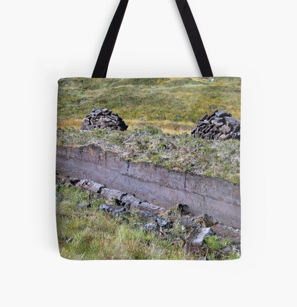 Peat-Stacks All Over Print Tote Bag