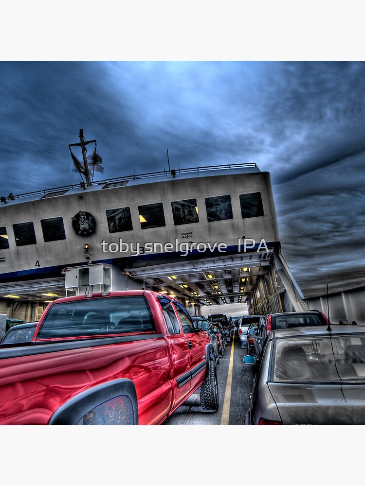Red Truck on the Ferry by tobysnelgrove