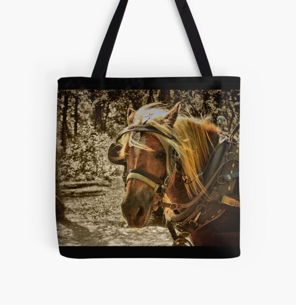 The Work Horse All Over Print Tote Bag