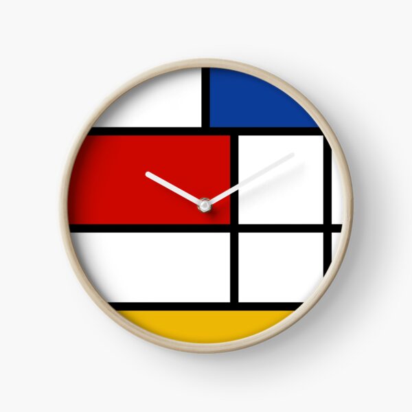 Artikel-Vorschau von  blau und gelb) es ist inspiriert von der De Stijl-Bewegung und den 1965 kreierten Kleidern von yves saint laurent, die ebenfalls von derselben Quelle inspiriert wurden. De Stijl (The Style) wurde 1917 von Piet Mondrian und Theo van Doesburg kreiert und p, designt und verkauft von Texterns.