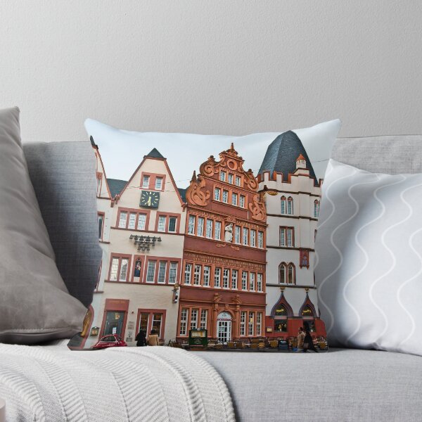 Item preview, curves, colorful houses in Trier designed and sold by GOSIA GRZYBEK.