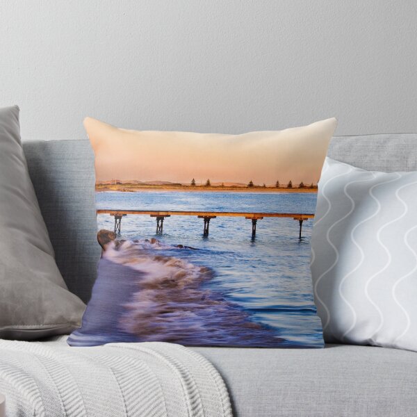Item preview, Sunset at Beachport Jetty in landscape designed and sold by Elana Bailey.