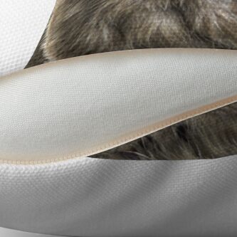 Alternate view of Dirty Paw Throw Pillow