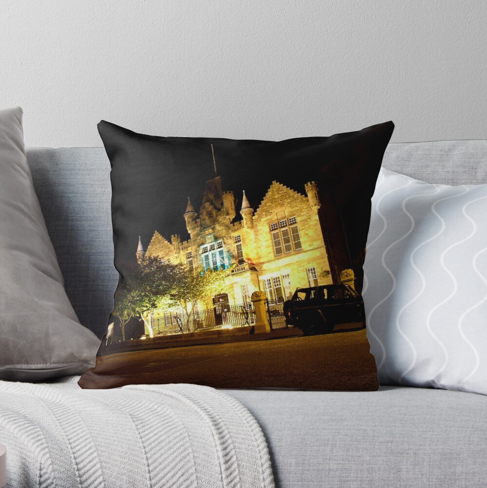 Victoria Halls Helensburgh Throw Pillow