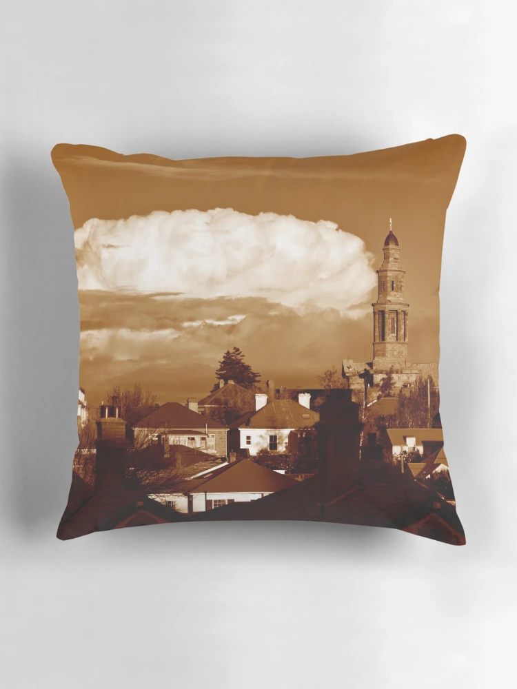 Thumbnail 3 of 4, Pillow, Battery Point Rooftops designed and sold by Chris Cobern.