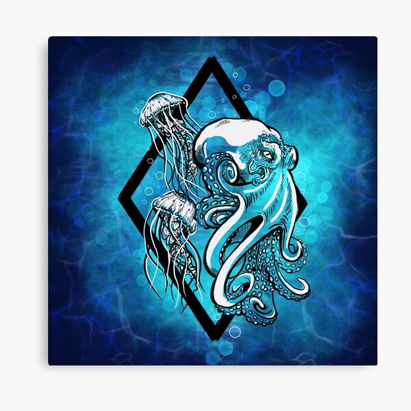 Item preview, Jellyfish & Octopus designed and sold by Strange Familiar Art & Design.