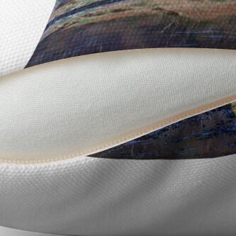 Alternate view of Bridge over the Atlantic Throw Pillow