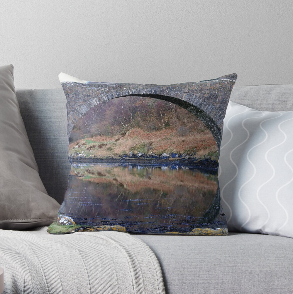 Bridge over the Atlantic Throw Pillow