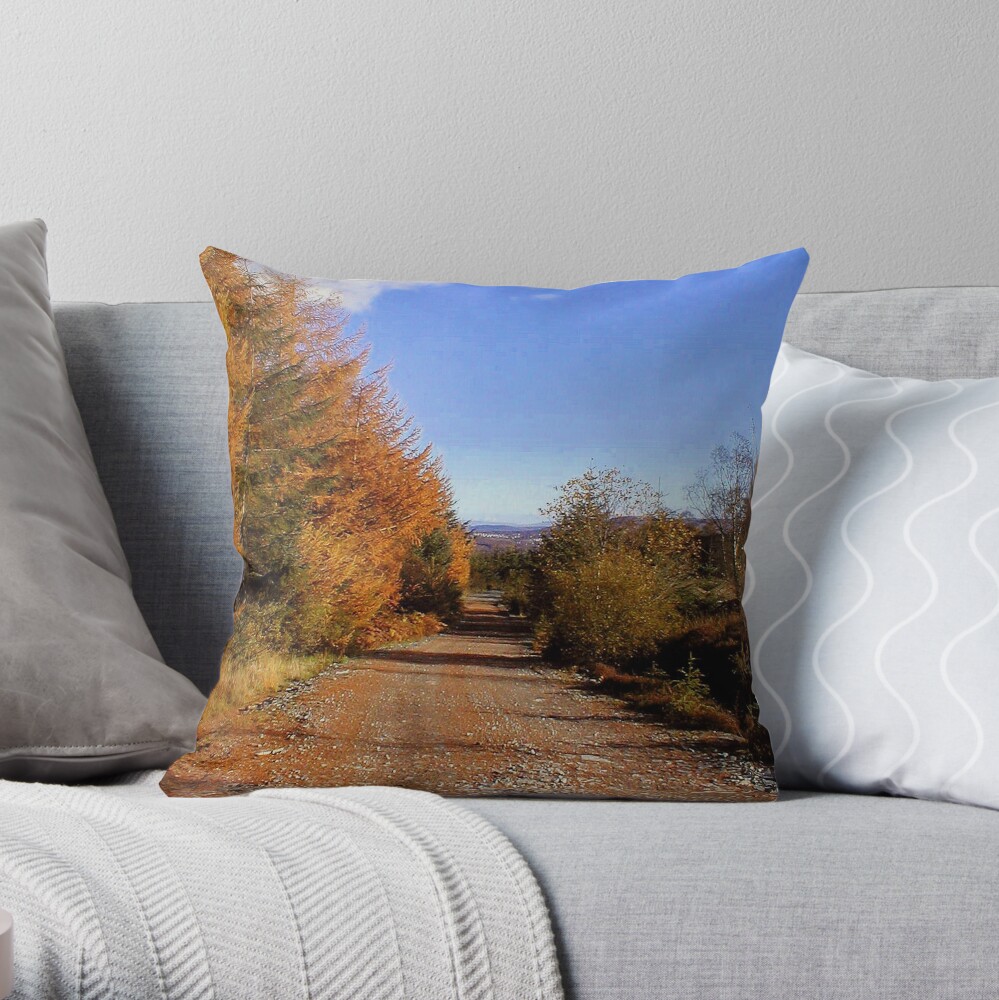 Walk with me Throw Pillow