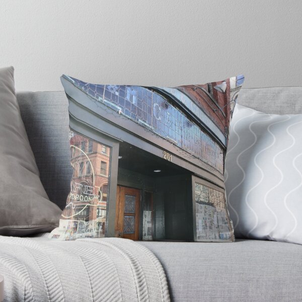 store front Throw Pillow