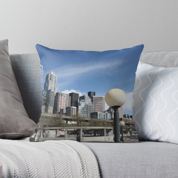 Seattle, sometimes Throw Pillow