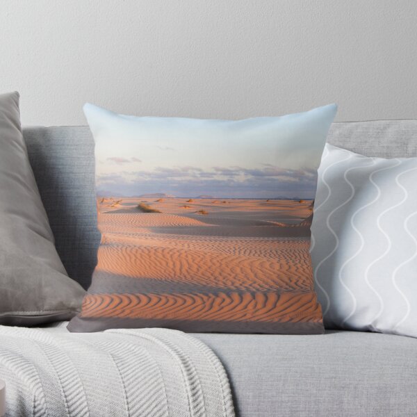 Dunes at sunset 2 Throw Pillow
