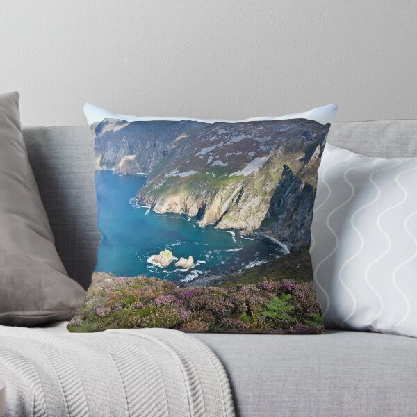 Slieve League Throw Pillow