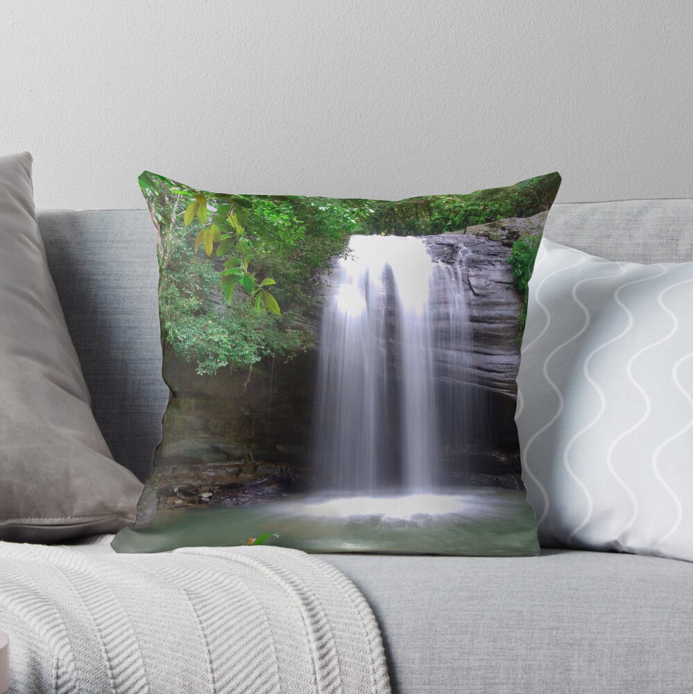 Serenity Falls Throw Pillow