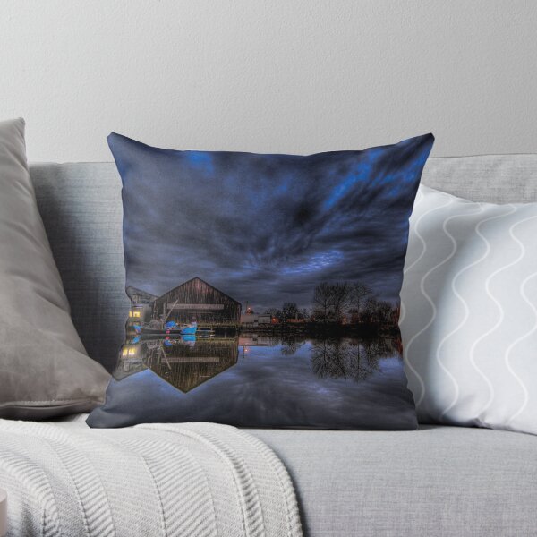 Weather over the South Fraser Throw Pillow