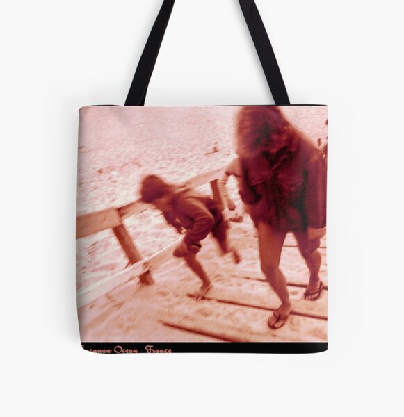 Evening at Lacanau Beach All Over Print Tote Bag