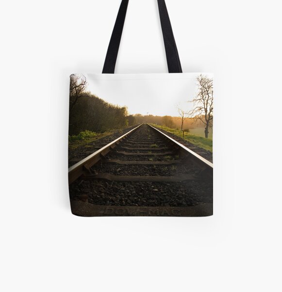 On The Tracks At Kelling Heath All Over Print Tote Bag