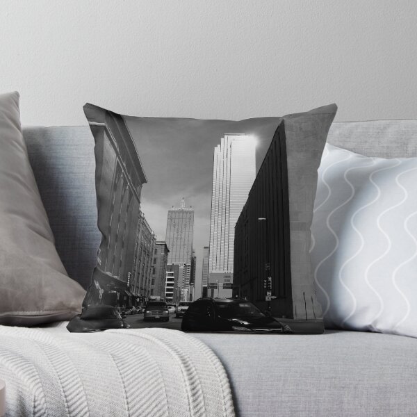 Sparkley Dallas Throw Pillow