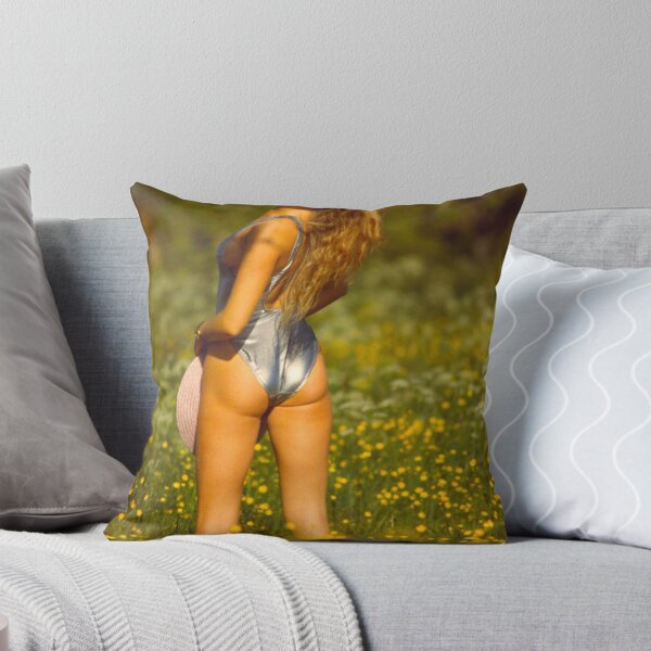 Summer Girl Throw Pillow