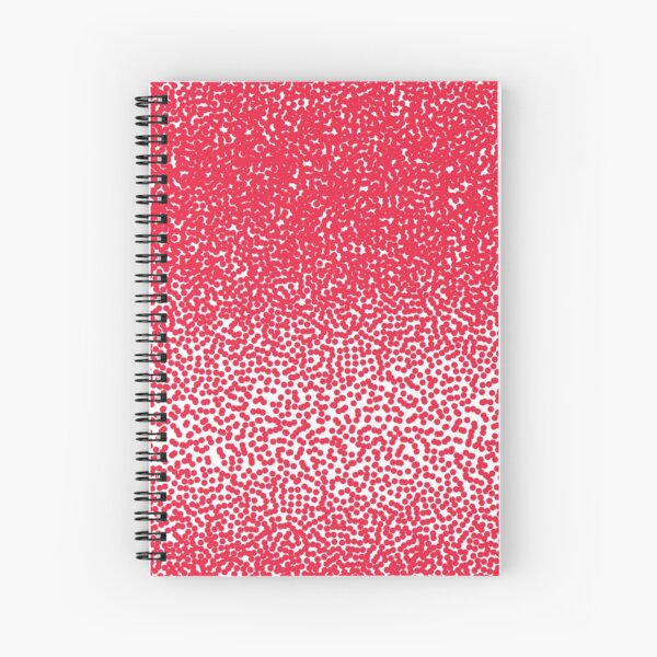 Halftone dots pattern Spiral Notebook