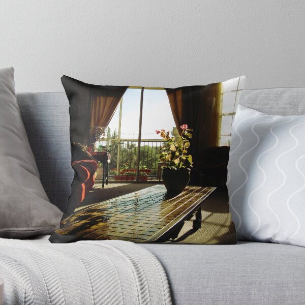 The Living Room Throw Pillow
