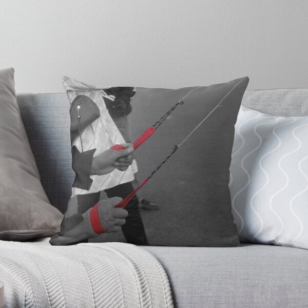 Professional kite flying Throw Pillow