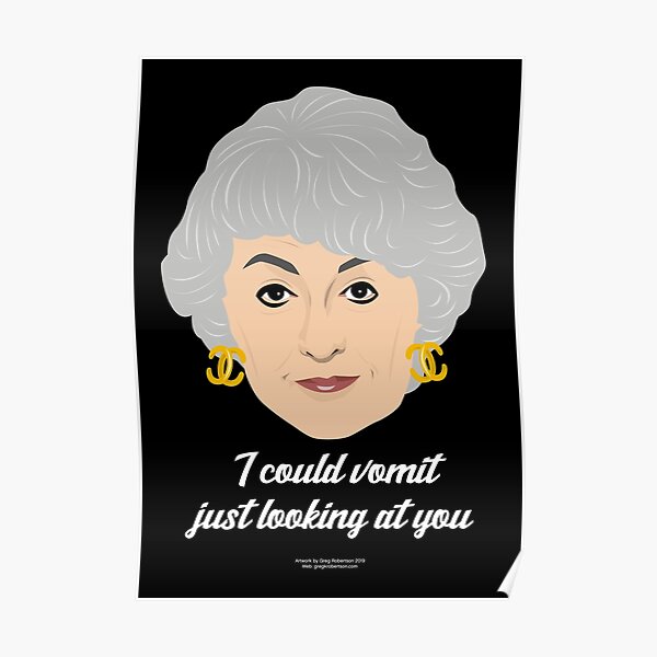 Dorothy Zbornak Poster Poster