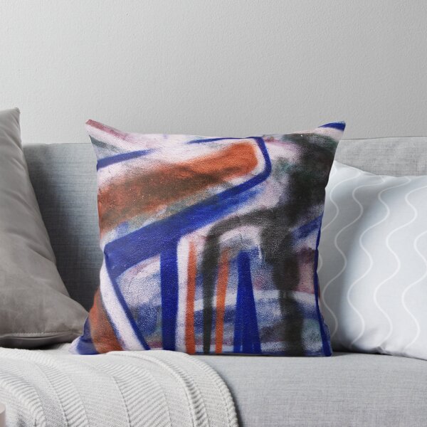 Graffiti Throw Pillow