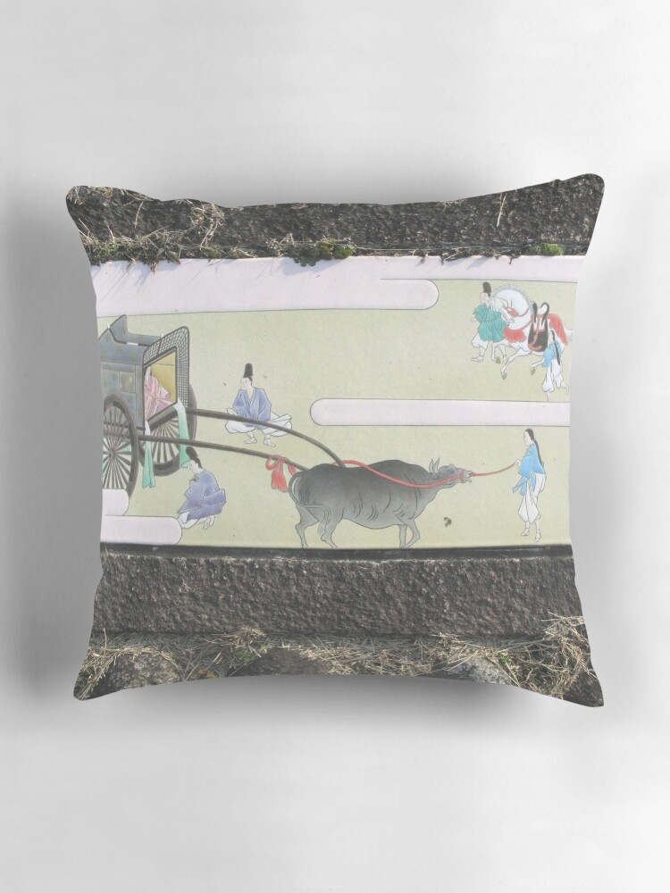 Thumbnail 3 of 4, Pillow, Old Story Tiles designed and sold by tomoenk6.