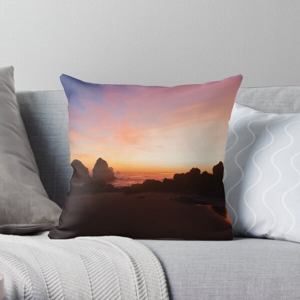 Pacific Radiance Throw Pillow