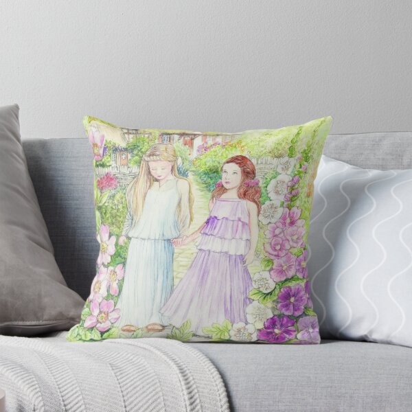 Aperçu de l'œuvre Girls in the Garden créée et vendue par morgansartworld.