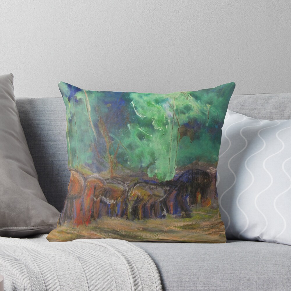 Item preview, Throw Pillow designed and sold by tomoenk6.