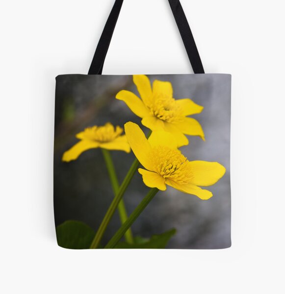 Lesser Celandine (Ranunculus ficaria) All Over Print Tote Bag