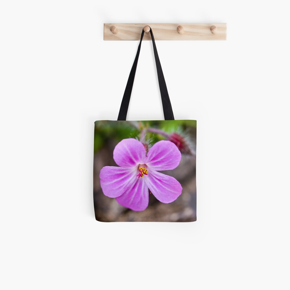 Herb Robert (Geranium robertianum) Tote Bag