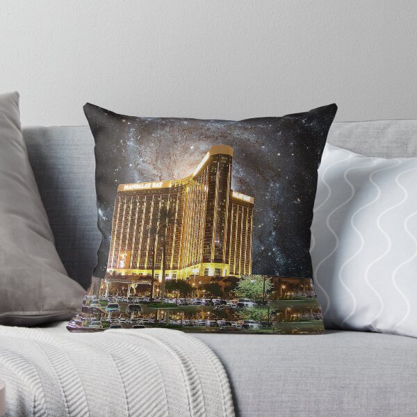 Mandalay Bay & Galaxy M101 Throw Pillow